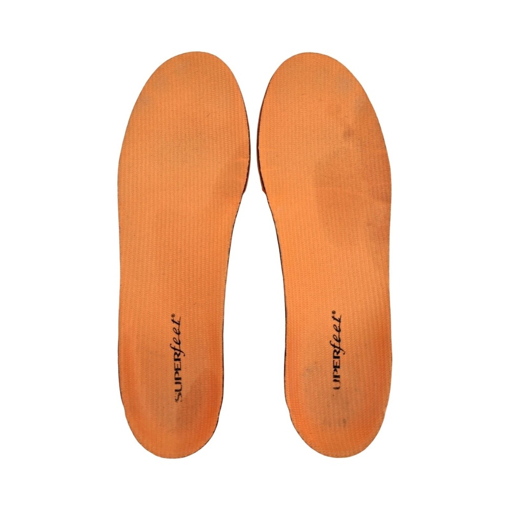 Superfeet Orange Insoles F Mens 11.5-13 Orthotic Arch Support Inserts Running